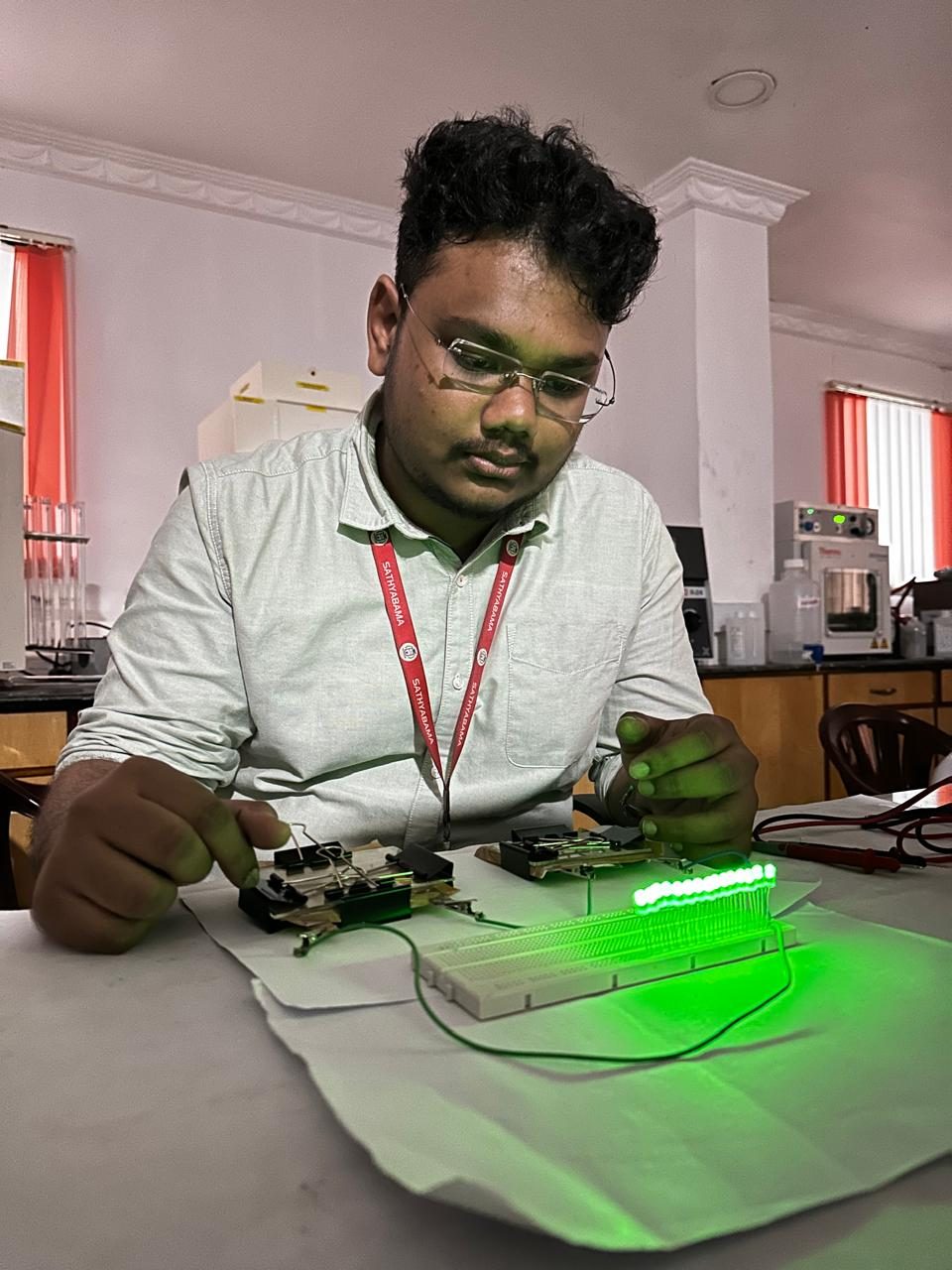 Testing the assembled supercapacitor cells